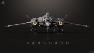 Frontansicht der Aegis Dynamics Vanguard Warden