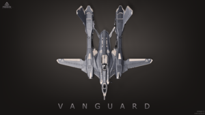 Oberdeck der Aegis Dynamics Vanguard Warden in Top Shot Perspektive
