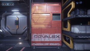 Eine Covalex Shipping Paketstation