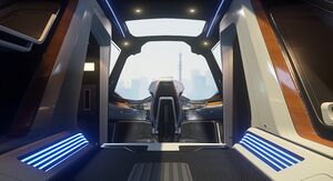 Ansicht des Cockpit der Origin Jumpworks 300i (de)