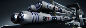 Raketenaufhängung der Roberts Space Industries Aurora LN
