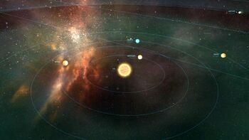 Bild des Sol Sternensystems